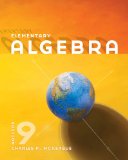 Elementary Algebra 9th 2011 Revised  9780840064219 Front Cover
