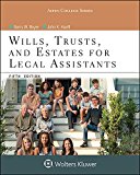 Wills Trusts, and Estates for Legal Assistants  cover art