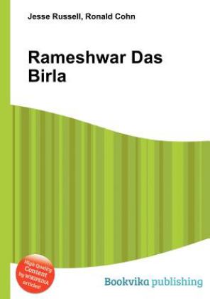 Rameshwar das Birl 2012 9785512548219 Front Cover