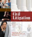 Civil Litigation 6th 2011 9781111312220 Front Cover