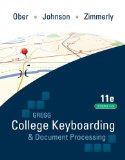 Gregg College Keyboarding &amp;amp; Document Processing (GDP); Lessons 1-20 Text 