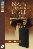 Nasb Thinline Bible - Zippered 2013 9780310421221 Front Cover