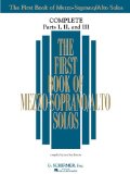 First Book of Solos Complete - Parts I, II and III Mezzo-Soprano/Alto  9781480333222 Front Cover