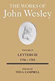 Works of John Wesley Volume 27 Letters III (1756-1765)  9781501806223 Front Cover