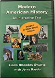 Modern American History An Interactive Text  9781932981223 Front Cover