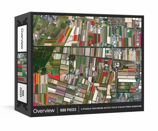 Overview Puzzle A 1000-Piece Jigsaw Featuring Dutch Tulip Fields from Overview: Jigsaw Puzzles for Adults  9780593232224 Front Cover
