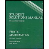 Finite Mathematics 2nd 2004 9780618372225 Front Cover