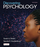 Discovering Psychology 9th 9781319247225 Front Cover