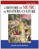 History of Music in Western Culture  cover art