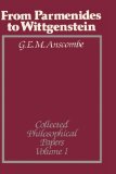 From Parmenides to Wittgenstein Collected Philosophical Papers  9780631129226 Front Cover