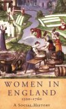 Women in England 1500-1760 2nd 9781842126226 Front Cover