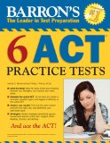 Barron's 6 ACT Practice Tests  9780764147227 Front Cover