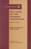 Tax Code of the Russian Federation 1998 9789041195227 Front Cover