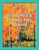 Prealgebra and Introductory Algebra  cover art
