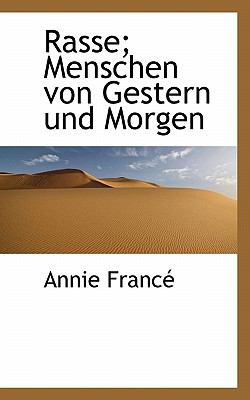 Rasse; Menschen Von Gestern und Morgen 2009 9781117174228 Front Cover