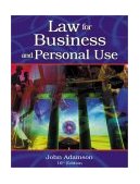 Law for Business and Personal Use 16th 2003 Revised  9780538436229 Front Cover