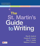 The St. Martin's Guide to Writing: 13th 9781319249229 Front Cover