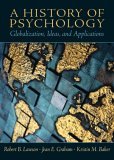History of Psychology Globalization, Ideas, and Applications cover art