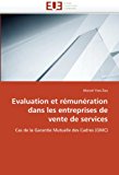 Evaluation et Rï¿½munï¿½ration Dans les Entreprises de Vente de Services 2011 9786131592232 Front Cover