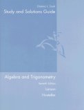 Study and Solutions Guide for Algebra and Trigonometry 7th 2006 Student Manual, Study Guide, etc.  9780618643233 Front Cover