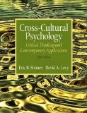 Cross-Cultural Psychology Critical Thinking and Contemporary Applications cover art