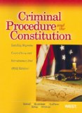 Criminal Procedure and the Constitution, Leading Supreme Court Cases and Introductory Text 2012  9780314281234 Front Cover
