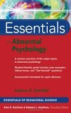 Essentials of Abnormal Psychology  cover art