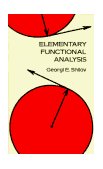 Elementary Functional Analysis  cover art