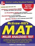 McGraw-Hill's MAT Miller Analogies Test 2005 9780071452236 Front Cover