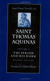 Saint Thomas Aquinas V. 1; Person and His Work 