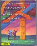Leadership and Management in the Hospitality Industry 2nd 9780866122238 Front Cover