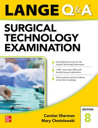 LANGE Q&amp;a Surgical Technology Examination, Eighth Edition 8th 9781260470246 Front Cover