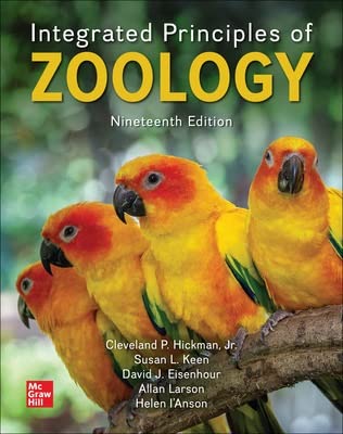 Loose Leaf for Integrated Principles of Zoology 19th 9781266577246 Front Cover