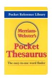 Merriam-Webster's Pocket Thesaurus 2002 9780877795247 Front Cover