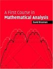 First Course in Mathematical Analysis  cover art