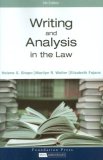 Writing and Analysis in the Law 5th 9781599414249 Front Cover