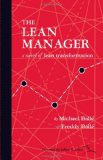 Lean Manager A novel of lean Transformation  9781934109250 Front Cover