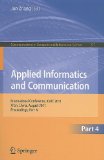 Applied Informatics and Communication, Part IV International Conference, ICAIC 2011, Xi'an, China, August 20-21, 2011, Proceedings, Part IV 2011 9783642232251 Front Cover
