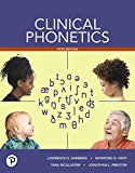 Clinical Phonetics with Enhanced Pearson EText - Access Card Package 5th 9780134683256 Front Cover