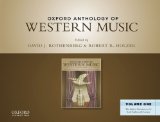 Oxford Anthology of Western Music The Earliest Notations to the Early Eighteenth Century cover art