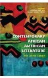 Contemporary African American Literature The Living Canon 2013 9780253006257 Front Cover