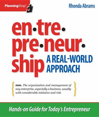 Entrepreneurship: a Real-World Approach  cover art