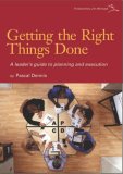 Getting the Right Things Done A Leader's Guide to Planning and Execution cover art