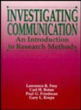 Investigating Communication An Introduction to Research Methods cover art