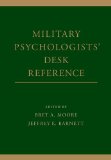 Military Psychologists' Desk Reference  cover art