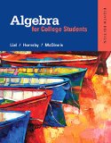 Algebra for College Students:  cover art