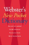 Webster's New Pocket Dictionary  cover art