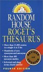 Random House Roget's Thesaurus 2001 9780345447265 Front Cover