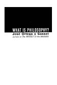 What Is Philosophy? 1964 9780393001266 Front Cover