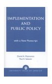 Implementation and Public Policy  cover art